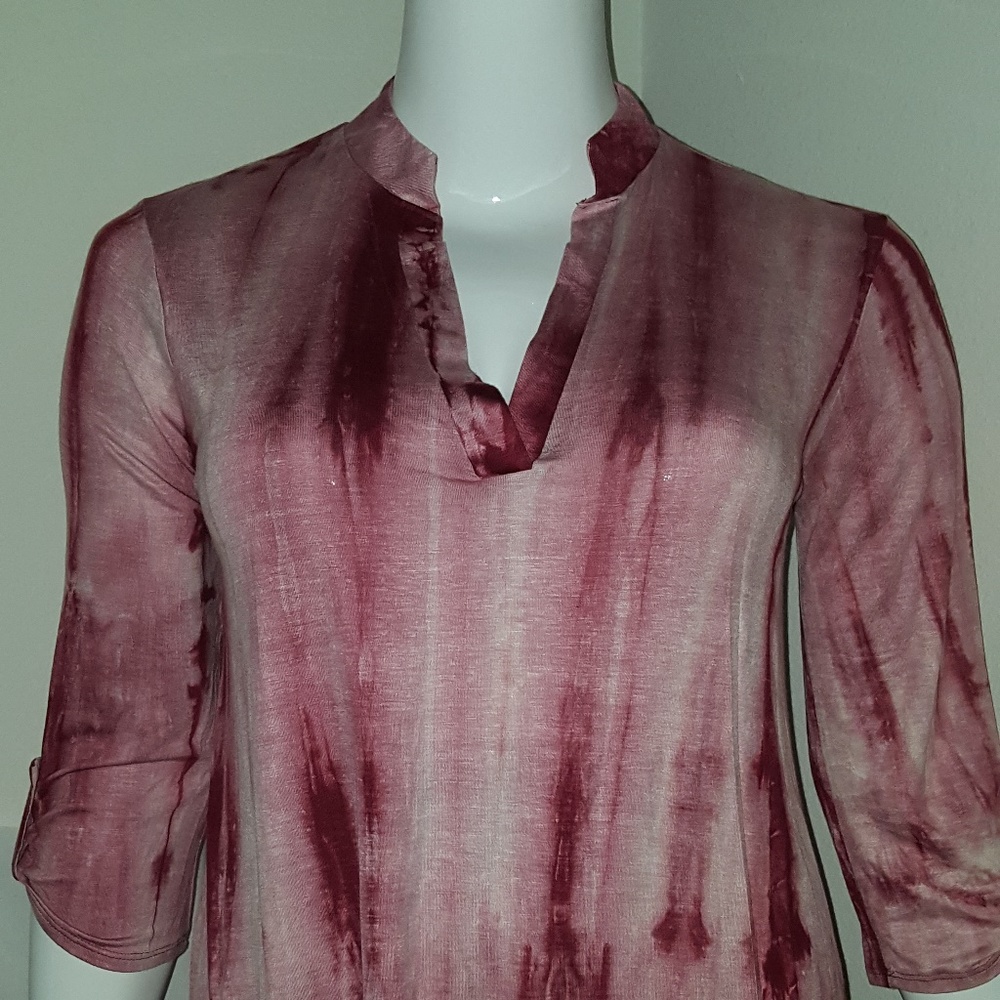 Plus Size Tie-Dye knit top